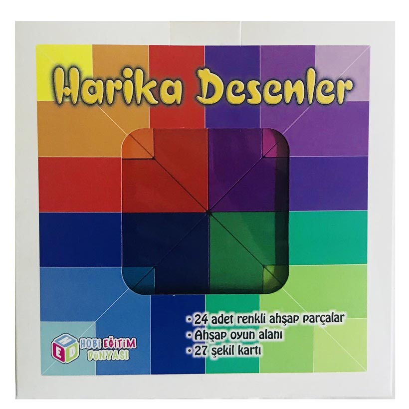 Harika Desenler Tasarım Oyunu Ahşap Bloklar