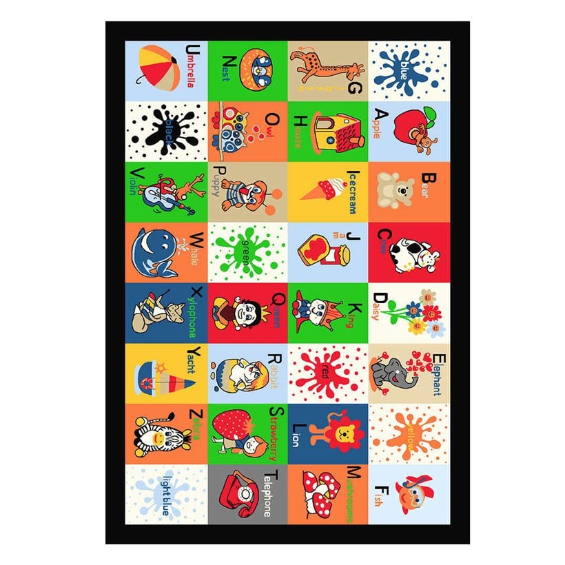 Anasınıfı Halıları Confetti Letter Blocks 200x290